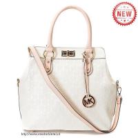 michael kors logo monogram medium wit bakken Amsterdam Outlet zcdvx742